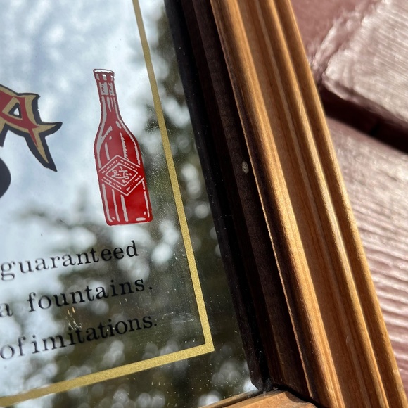 Vintage Delicious Healthful Pepsi-Cola Mirrored Advertising Sign - Picture 4 of 7